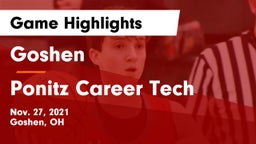 Goshen  vs Ponitz Career Tech  Game Highlights - Nov. 27, 2021