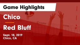 Chico  vs Red Bluff Game Highlights - Sept. 18, 2019