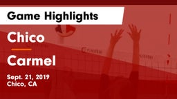 Chico  vs Carmel Game Highlights - Sept. 21, 2019