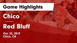 Chico  vs Red Bluff Game Highlights - Oct. 22, 2019
