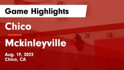 Chico  vs Mckinleyville Game Highlights - Aug. 19, 2022