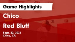Chico  vs Red Bluff  Game Highlights - Sept. 22, 2022