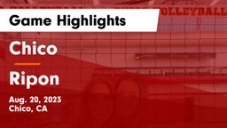 Chico  vs Ripon  Game Highlights - Aug. 20, 2023