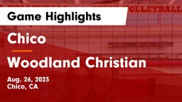 Chico  vs Woodland Christian Game Highlights - Aug. 26, 2023