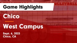 Chico  vs West Campus  Game Highlights - Sept. 6, 2023