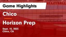 Chico  vs Horizon Prep Game Highlights - Sept. 15, 2023