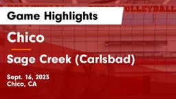 Chico  vs Sage Creek (Carlsbad) Game Highlights - Sept. 16, 2023