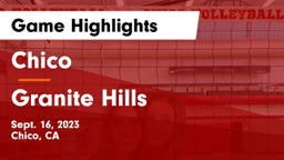 Chico  vs Granite Hills  Game Highlights - Sept. 16, 2023