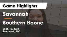 Savannah  vs Southern Boone  Game Highlights - Sept. 10, 2022