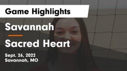 Savannah  vs Sacred Heart  Game Highlights - Sept. 26, 2022