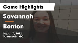 Savannah  vs Benton Game Highlights - Sept. 17, 2022