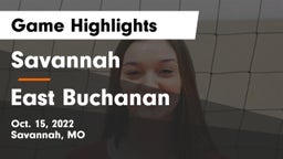 Savannah  vs East Buchanan  Game Highlights - Oct. 15, 2022