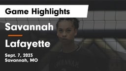Savannah  vs Lafayette  Game Highlights - Sept. 7, 2023