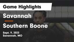 Savannah  vs Southern Boone  Game Highlights - Sept. 9, 2023