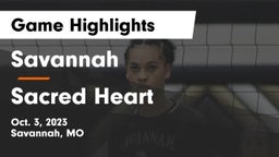 Savannah  vs Sacred Heart  Game Highlights - Oct. 3, 2023