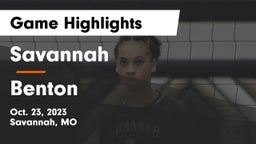 Savannah  vs Benton  Game Highlights - Oct. 23, 2023