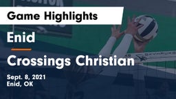 Enid  vs Crossings Christian  Game Highlights - Sept. 8, 2021