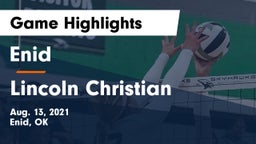 Enid  vs Lincoln Christian  Game Highlights - Aug. 13, 2021