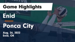 Enid  vs Ponca City  Game Highlights - Aug. 26, 2022