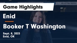 Enid  vs Booker T Washington  Game Highlights - Sept. 8, 2023