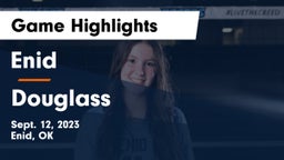 Enid  vs Douglass  Game Highlights - Sept. 12, 2023