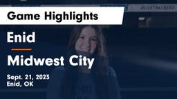 Enid  vs Midwest City  Game Highlights - Sept. 21, 2023