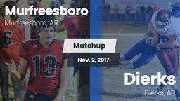 Matchup: Murfreesboro High vs. Dierks  2017