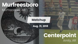 Matchup: Murfreesboro High vs. Centerpoint  2018