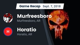 Recap: Murfreesboro  vs. Horatio  2018