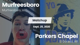 Matchup: Murfreesboro High vs. Parkers Chapel  2020