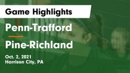Penn-Trafford  vs Pine-Richland  Game Highlights - Oct. 2, 2021