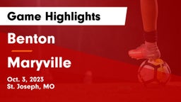 Benton  vs Maryville  Game Highlights - Oct. 3, 2023