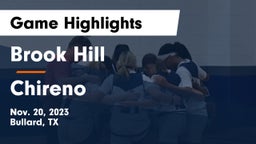 Brook Hill   vs Chireno  Game Highlights - Nov. 20, 2023