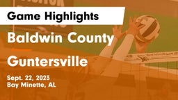 Baldwin County  vs Guntersville  Game Highlights - Sept. 22, 2023