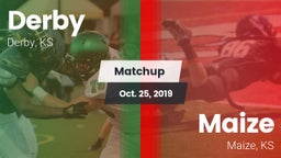 Matchup: Derby  vs. Maize  2019