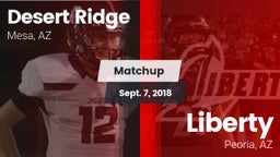 Matchup: Desert Ridge High vs. Liberty  2018