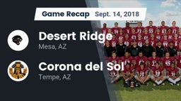 Recap: Desert Ridge  vs. Corona del Sol  2018