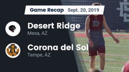 Recap: Desert Ridge  vs. Corona del Sol  2019