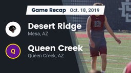 Recap: Desert Ridge  vs. Queen Creek  2019