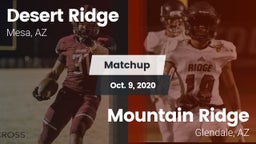 Matchup: Desert Ridge High vs. Mountain Ridge  2020