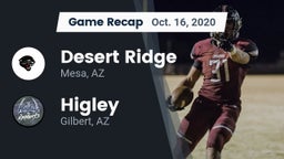Recap: Desert Ridge  vs. Higley  2020