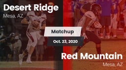 Matchup: Desert Ridge High vs. Red Mountain  2020