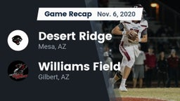 Recap: Desert Ridge  vs. Williams Field  2020