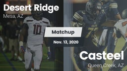 Matchup: Desert Ridge High vs. Casteel  2020