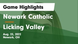 Newark Catholic  vs Licking Valley Game Highlights - Aug. 23, 2022