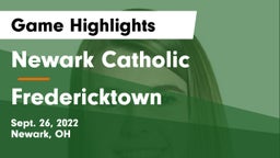Newark Catholic  vs Fredericktown  Game Highlights - Sept. 26, 2022