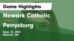 Newark Catholic  vs Perrysburg  Game Highlights - Sept. 24, 2022
