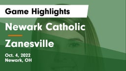 Newark Catholic  vs Zanesville  Game Highlights - Oct. 4, 2022