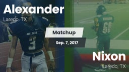 Matchup: Alexander High vs. Nixon  2017