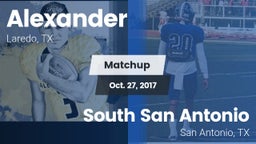 Matchup: Alexander High vs. South San Antonio  2017